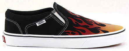 Vans Sneakers Asher flame svart/vit - Sneakers för herrar - 133558 - 1