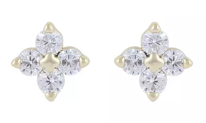 Snö of Sweden Örhängen Envy små guld/klara - Örhängen - 138631 - 1