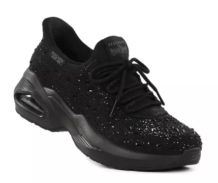 Skechers damsneakers 186070/BBK M-UNO - RHINESTONE AIR svart - Skechers sneakers - 139373 - 1