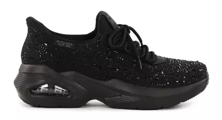 Skechers damsneakers 186070/BBK M-UNO - RHINESTONE AIR svart - Skechers sneakers - 139373 - 2