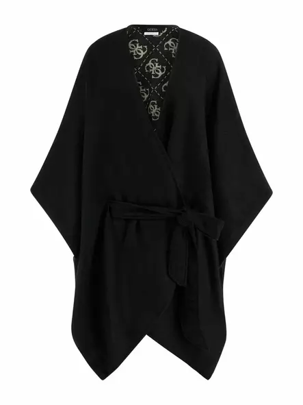 Guess Poncho AW5422POL03 BLA svart - Ponchos och slängkappor för damer - 139793 - 1
