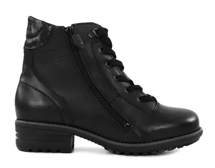 Ilves damstövletter 2384 svart nappa/tryck - Stövletter och kängor för damer - 139803 - 1