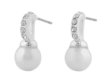 Snö of Sweden Örhängen Astrid s/w - Örhängen - 118393 - 1