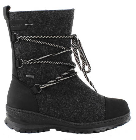 Pomar Filtstövletter Koli granit felt - Stövletter och kängor för damer - 132064 - 1