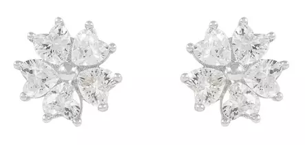 Snö of Sweden Örhängen Nisi blomma silver/klara - Örhängen - 138635 - 1