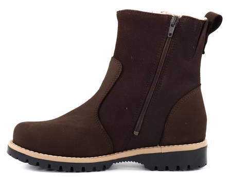 Pomar Läderstövletter Tassu bark rugged - Stövletter och kängor för damer - 132096 - 2