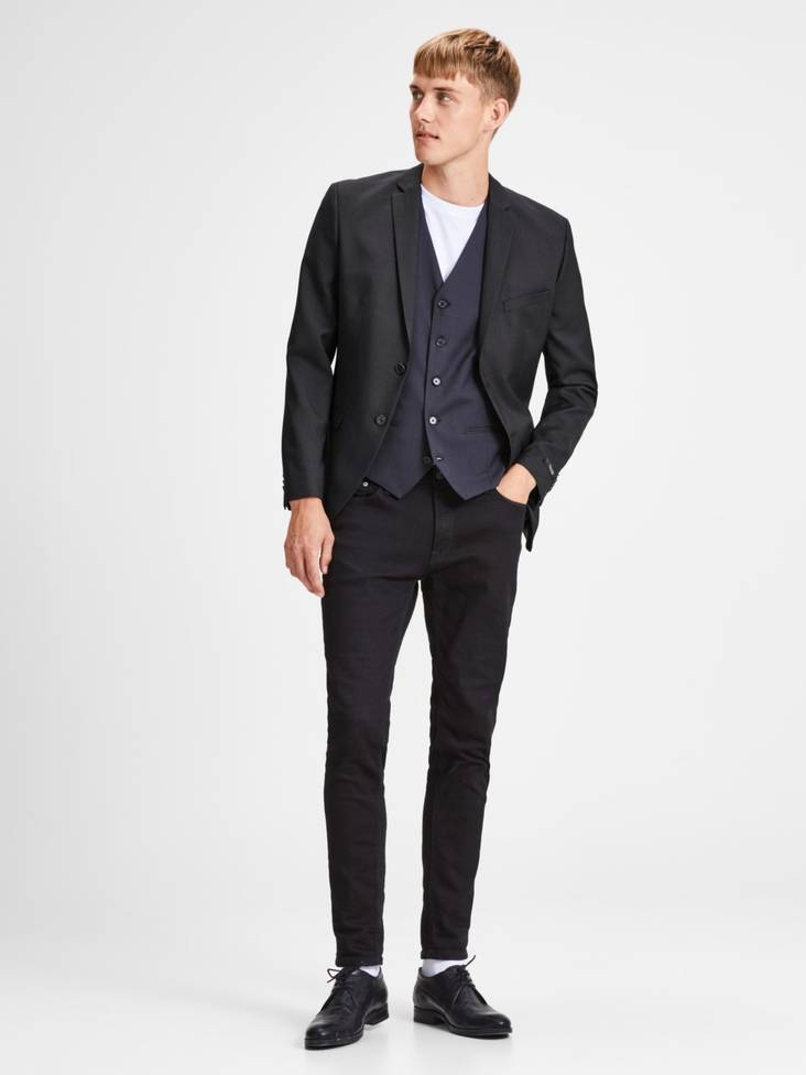 Jack & Jones stretchig herr kavaj Slim fit Solaris svart - Kostymer för herrar - 123406 - 1