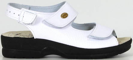 Golden fit Arbetssandaler 696, bianco - Arbetsskor för damer - 125437 - 1