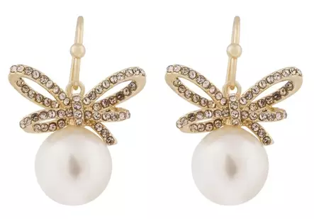 Snö of Sweden Örhängen Band guld/klar - Örhängen - 140027 - 1