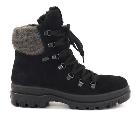Rieker dam Stövletter med RiekerTex X8200-00 svart - Rieker ankelboots - 132088 - 1